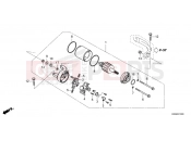 HONDA CBF300NAS CB300R ABS Neo Sports Café 2025  E-13 STARTER MOTOR