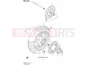 SUZUKI AN400A L3 (2013) Burgman 400 (E02,E19,E24) 154 - FRONT WHEEL (AN400AL3 E24)