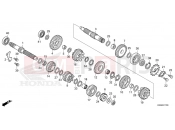 HONDA CBF300NAS CB300R ABS Neo Sports Café 2025  E-17 TRANSMISSION