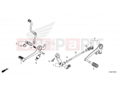 HONDA CBF300NAS CB300R ABS Neo Sports Café 2025  F-29 PEDAL