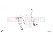 HONDA CBF300NAS CB300R ABS Neo Sports Café 2025  F-31 SIDE STAND