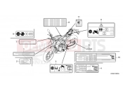 HONDA CBF300NAS CB300R ABS Neo Sports Café 2025  F-49 CAUTION LABEL