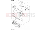 SUZUKI AN400A L3 (2013) Burgman 400 (E02,E19,E24) 189 - REAR CALIPER (AN400AL3 E02)