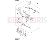 SUZUKI AN400A L3 (2013) Burgman 400 (E02,E19,E24) 191 - REAR CALIPER (AN400AL3 E24)