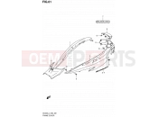 SUZUKI AN400A L4 (2014) Burgman 400 (E02) 61 - FRAME COVER (AN400AL4 E02)