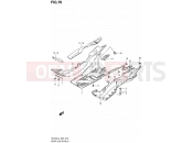 SUZUKI AN400A L4 (2014) Burgman 400 (E02) 70 - REAR LEG SHIELD