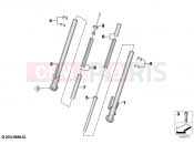 BMW Motorrad BMW 2024 C models CE 02 (0C71, 0C73) Fork slider