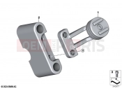 BMW Motorrad BMW 2024 C models CE 02 (0C71, 0C73) Smartphone holder
