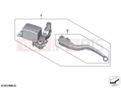 BMW Motorrad BMW 2024 C models CE 02 (0C71, 0C73) Handbrake lever, rear wheel