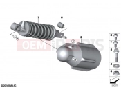 BMW Motorrad BMW 2024 C models CE 02 (0C71, 0C73) Spring strut