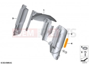BMW Motorrad BMW 2024 C models CE 02 (0C71, 0C73) Front-wheel cover