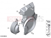 BMW Motorrad BMW 2024 C models CE 02 (0C71, 0C73) Engine trim right