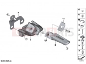 BMW Motorrad BMW 2024 C models CE 02 (0C71, 0C73) Pillion footrests