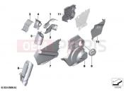 BMW Motorrad BMW 2024 C models CE 02 (0C71, 0C73) Painted parts YN2Y Cosmic black solid 2