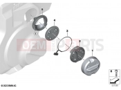 BMW Motorrad BMW 2024 C models CE 02 (0C71, 0C73) Lid charging socket outlet