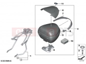 BMW Motorrad BMW 2024 C models CE 02 (0C71, 0C73) Retrofitting topcase