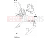 SUZUKI AN400A L4 (2014) Burgman 400 (E02) 112 - PILLION RIDER HANDLE (AN400ZAL4 E02)
