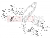 APRILIA Tuono 125 Foot rests