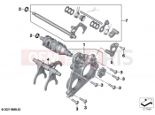 BMW Motorrad BMW 2024 F models F 800 GS (0K51, 0K53) Inner gearshift parts