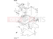 SUZUKI AN400A L4 (2014) Burgman 400 (E19) 59 - FUEL TANK