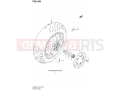 SUZUKI AN400A L4 (2014) Burgman 400 (E19) 150 - REAR WHEEL (AN400L4 E19)