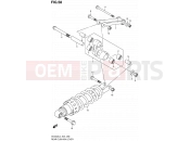 SUZUKI AN400A L4 (2014) Burgman 400 (E24) 58 - REAR CUSHION LEVER