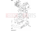 SUZUKI AN400A / AN400ZA L4 (2014) Burgman 400 (E03,E28,E33) 6 - CRANKCASE COVER