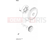 SUZUKI AN400A / AN400ZA L4 (2014) Burgman 400 (E03,E28,E33) 8 - STARTER CLUTCH