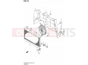 SUZUKI AN400A / AN400ZA L4 (2014) Burgman 400 (E03,E28,E33) 19 - RADIATOR