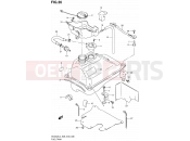 SUZUKI AN400A / AN400ZA L4 (2014) Burgman 400 (E03,E28,E33) 36 - FUEL TANK (AN400AL4 E33)
