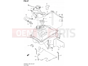SUZUKI AN400A / AN400ZA L4 (2014) Burgman 400 (E03,E28,E33) 37 - FUEL TANK (AN400ZAL4 E28)