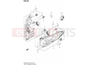SUZUKI AN400A / AN400ZA L4 (2014) Burgman 400 (E03,E28,E33) 29 - FRONT COMBINATION LAMP