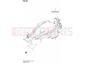 SUZUKI AN400A / AN400ZA L4 (2014) Burgman 400 (E03,E28,E33) 39 - FRAME COVER (AN400AL4 E33)