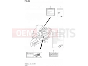 SUZUKI AN400A / AN400ZA L4 (2014) Burgman 400 (E03,E28,E33) 59 - LABEL (AN400ZAL4 E28)
