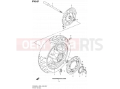 SUZUKI AN400A / AN400ZA L4 (2014) Burgman 400 (E03,E28,E33) 67 - FRONT WHEEL (AN400AL4 E33)