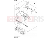 SUZUKI AN400A / AN400ZA L4 (2014) Burgman 400 (E03,E28,E33) 78 - REAR CALIPER