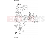 SUZUKI AN400A L5 (2015) Burgman 400 (E02) 435A - FRONT LEG SHIELD (AN400L5 E19)