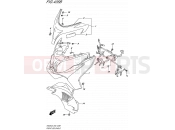 SUZUKI AN400A L5 (2015) Burgman 400 (E02) 435B - FRONT LEG SHIELD (AN400AL5 E02)