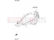 SUZUKI AN400A L5 (2015) Burgman 400 (E02) 445C - FRAME COVER (AN400AL5 E19)