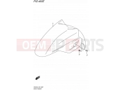 SUZUKI AN400A L5 (2015) Burgman 400 (E02) 460E - FRONT FENDER (AN400ZAL5 E19)