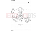 SUZUKI AN400A L5 (2015) Burgman 400 (E02) 550B - REAR WHEEL (AN400AL5 E02)