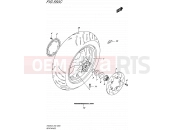 SUZUKI AN400A L5 (2015) Burgman 400 (E02) 550C - REAR WHEEL (AN400AL5 E19)