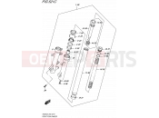 SUZUKI AN400A L5 (2015) Burgman 400 (E02) 521C - FRONT FORK DAMPER (AN400AL5 E19)