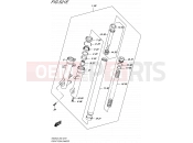 SUZUKI AN400A L5 (2015) Burgman 400 (E02) 521E - FRONT FORK DAMPER (AN400ZAL5 E19)