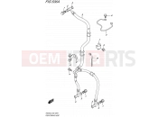 SUZUKI AN400A L5 (2015) Burgman 400 (E02) 536A - FRONT BRAKE HOSE (AN400L5 E19)