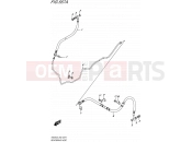 SUZUKI AN400A L5 (2015) Burgman 400 (E02) 557A - REAR BRAKE HOSE (AN400L5 E19)
