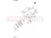 SUZUKI AN400A L5 (2015) Burgman 400 (E19) 163A - MUFFLER