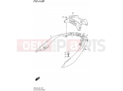 SUZUKI AN400A L5 (2015) Burgman 400 (E19) 410B - PILLION RIDER HANDLE (AN400AL5 E02)