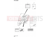 SUZUKI AN400A L5 (2015) Burgman 400 (E19) 496D - LABEL (AN400ZAL5 E02)