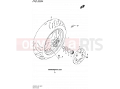 SUZUKI AN400A L5 (2015) Burgman 400 (E19) 550A - REAR WHEEL (AN400L5 E19)